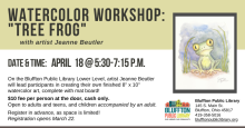 Watercolor Workshop: Tree Frog