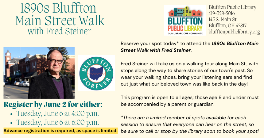 Front | Bluffton Public Library